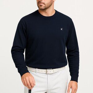 Martin Golf Dark Blue Pima Cotton Crewneck Long Sleeve Sweatshirt Mens XXL